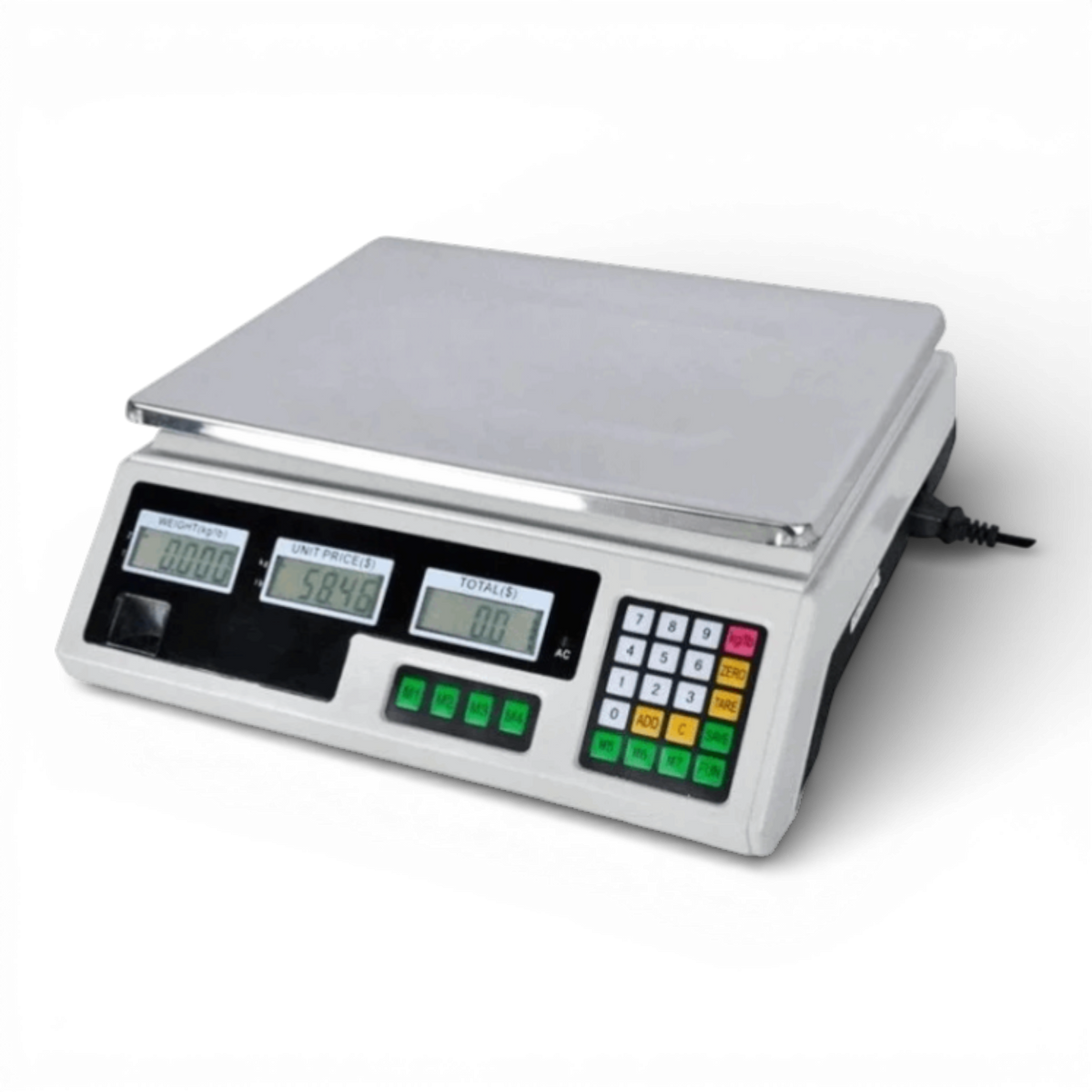 Cantar Electronic 40 kg, acumulator inclus, incarcare rapida, digital, functii multiple, afisaj dublu, autonomie mare