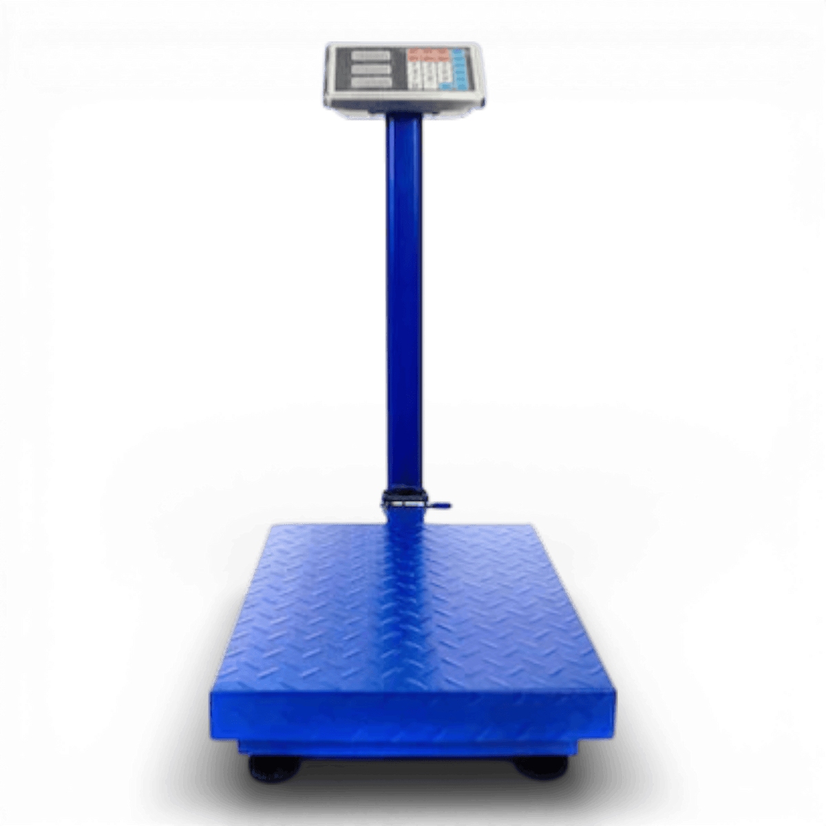 Cantar Electronic 700kg cu acumulator si platforma metalica din tabla striata, brat rabatabil