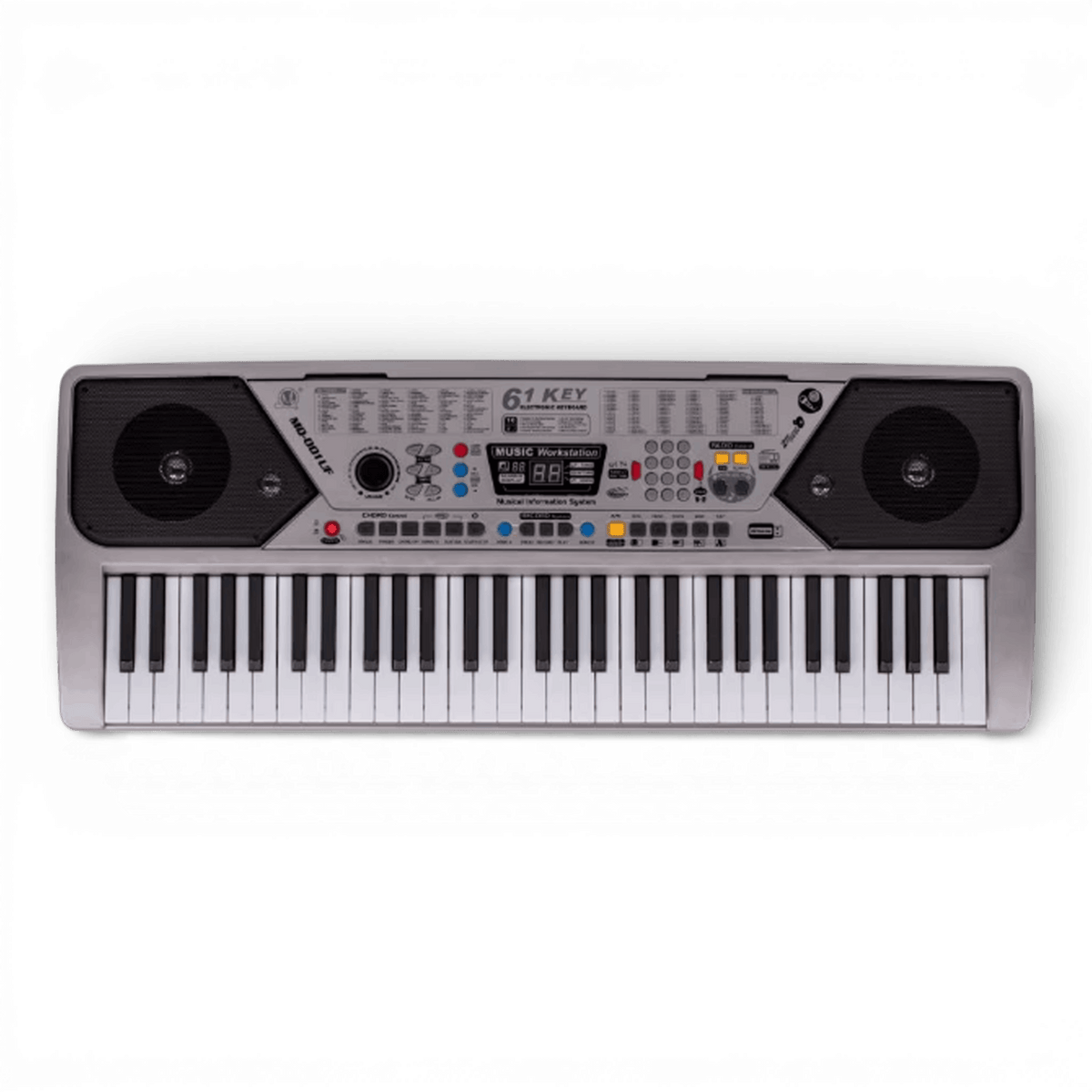 Orga Electronica MQ-001UF, 100 ritmuri, 100 tonuri, 10 melodii demonstrative, 61 clape, Afisaj LCD, USB, Radio Fm, MP3, Cadou Microfon