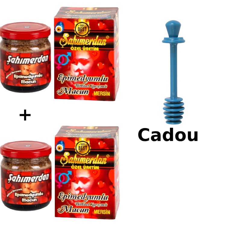 Oferta 1+1 – Magiun Afrodisiac Natural 240g | Potență & Libido pentru El și Ea + Linguriță Cadou