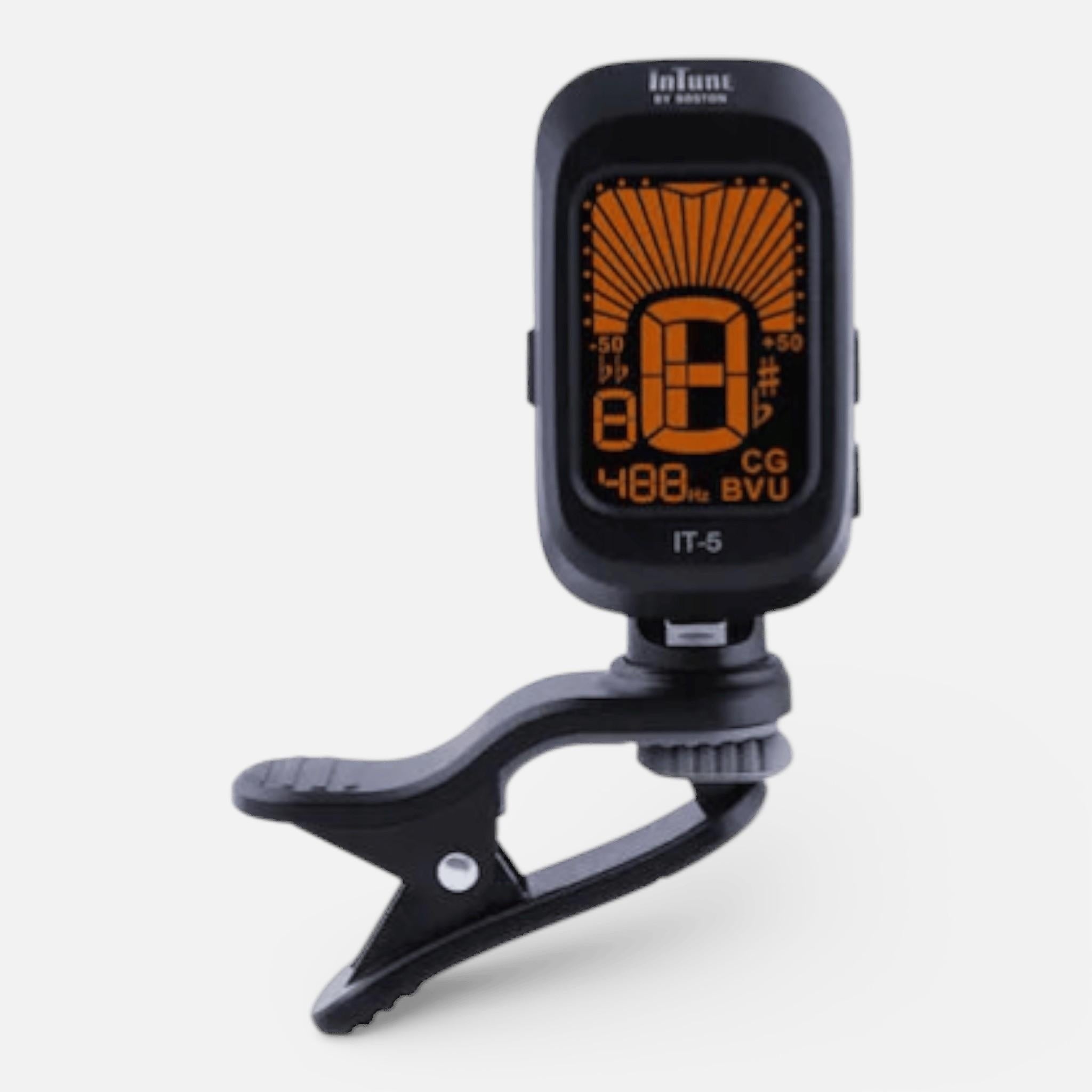 Acordor, Aparat de Acordaj cu Clema, Ecran LCD, Frecventa 430-450 Hz, Cromatic, Pentru Instrumente cu Coarda Chitara/ Vioara/ Ukulele/ Bass Electric