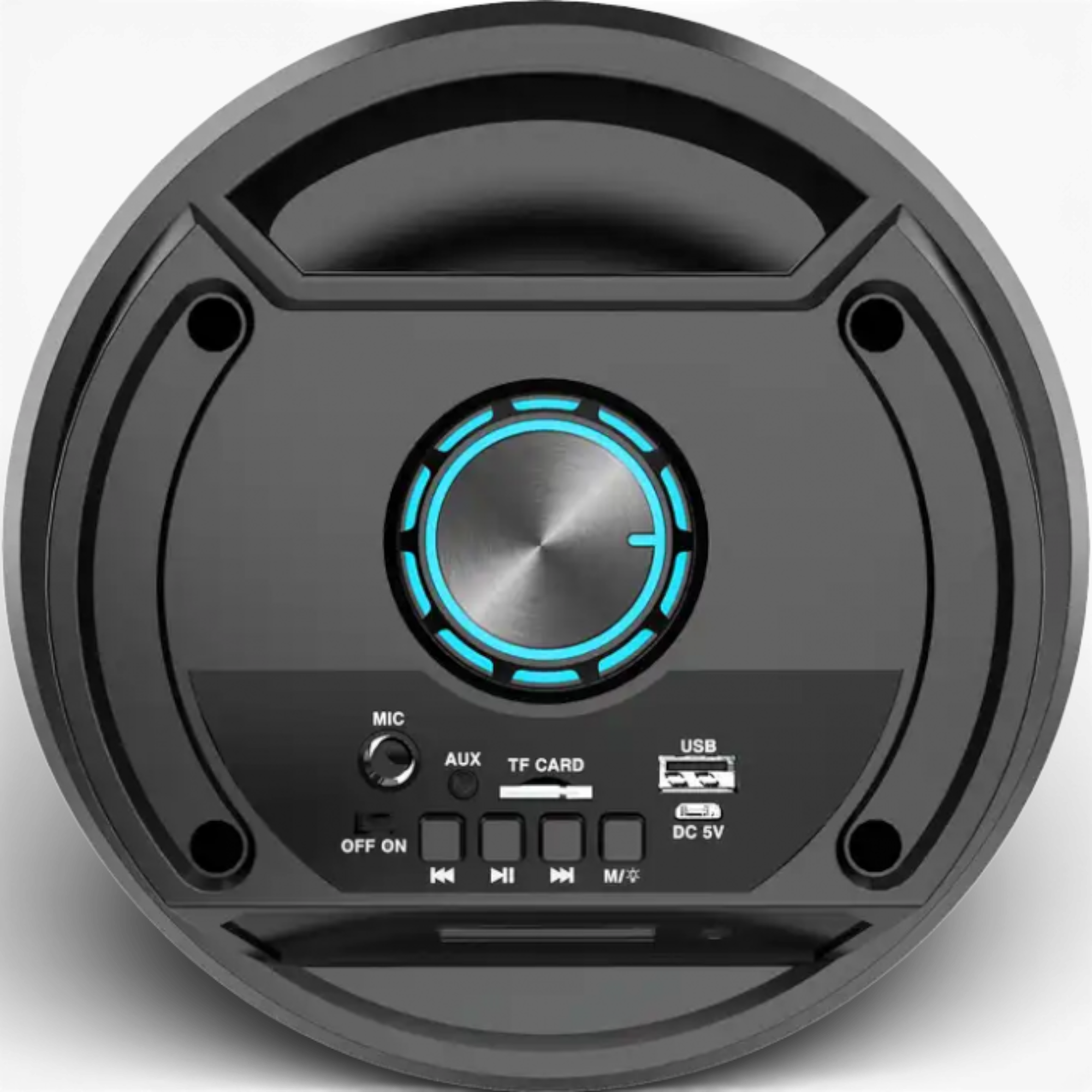 Boxa Profesionala AEIDEN® XL 300W, 2 Difuzoare 6.5 INCH, Autonomie Mare + Super Bass + Joc Lumini, Karaoke, Conex. Bluetooth, USB, RadioFM, Cadou Casca Bluetooth + Stick USB + Microfon