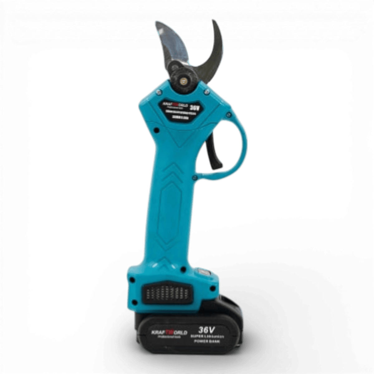 Foarfeca electrica portabila pentru Gradinarit AEIDEN ®, 2 Acumulatori 48V 8.0Ah, 500W, Lama din otel Carbon, baterie 8000mAh, 1 incarcator, design modern, accesorii incluse si valiza de transport, autonomie