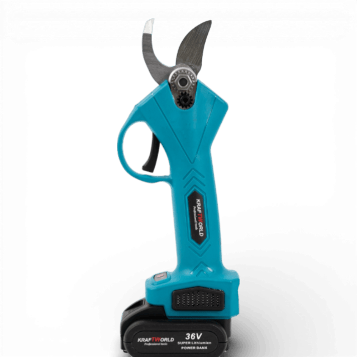 Foarfeca electrica portabila pentru Gradinarit AEIDEN ®, 2 Acumulatori 48V 8.0Ah, 500W, Lama din otel Carbon, baterie 8000mAh, 1 incarcator, design modern, accesorii incluse si valiza de transport, autonomie