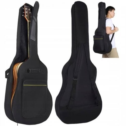 Chitara Acustica Roz 4/4 38" ( 95 x 35 cm ), pentru Incepatori si Adulti, Recomandata peste 8-10 Ani, 6 Corzi Metalice, 20 De Taste