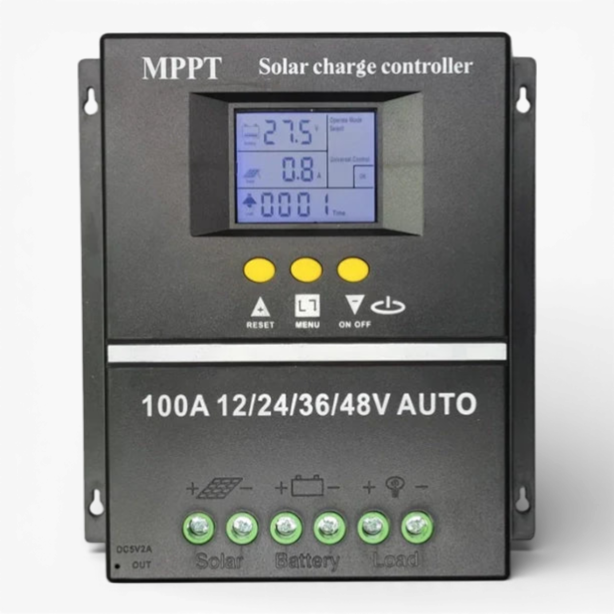 Controler solar, MPPT,12V/24V/36V/48V, 100A, display LCD, 7 moduri de functionare