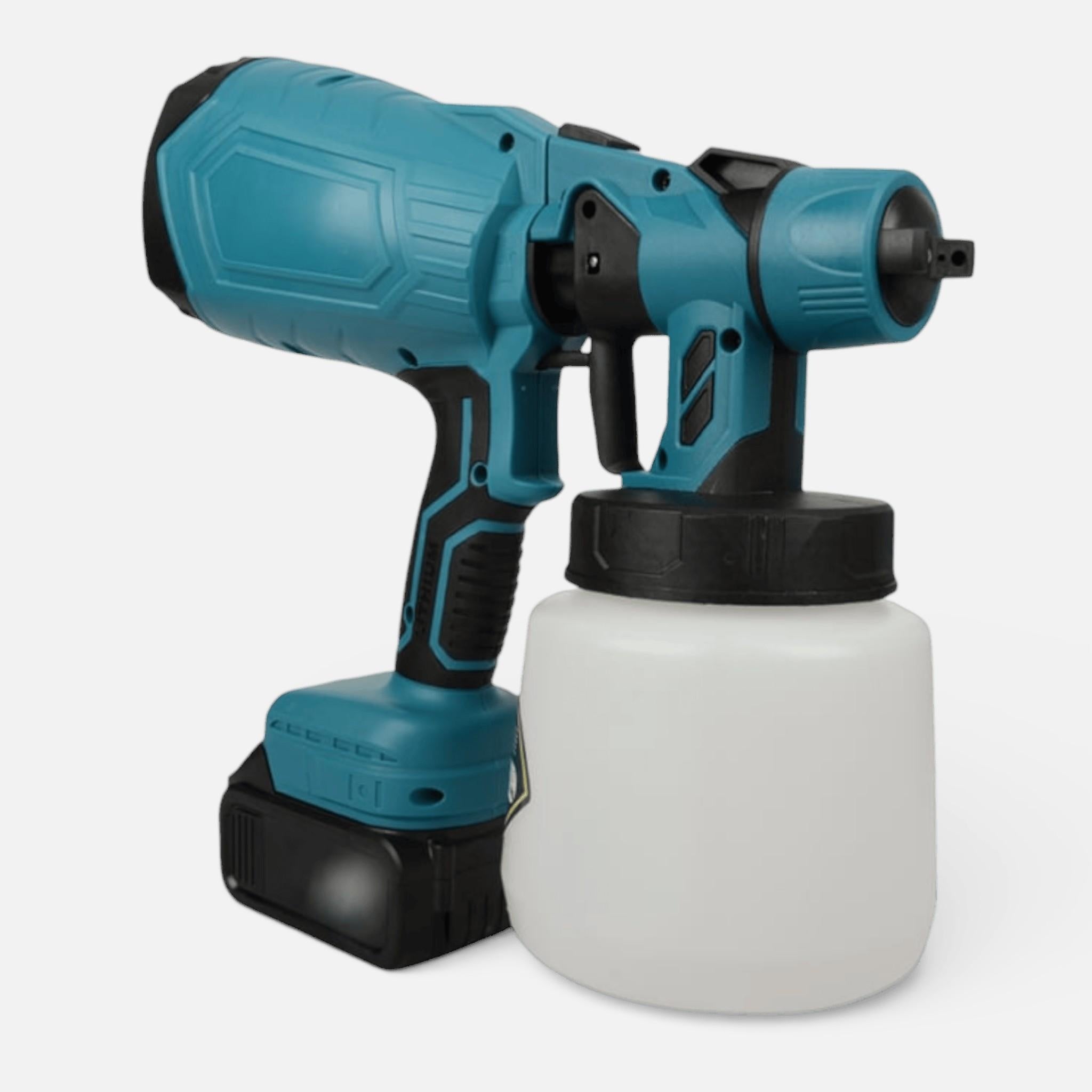 Aparat profesional de vopsit si zugravit AEIDEN ®, electric, cu rezervor de vopsea, 2 acumulatori 48V, portabil