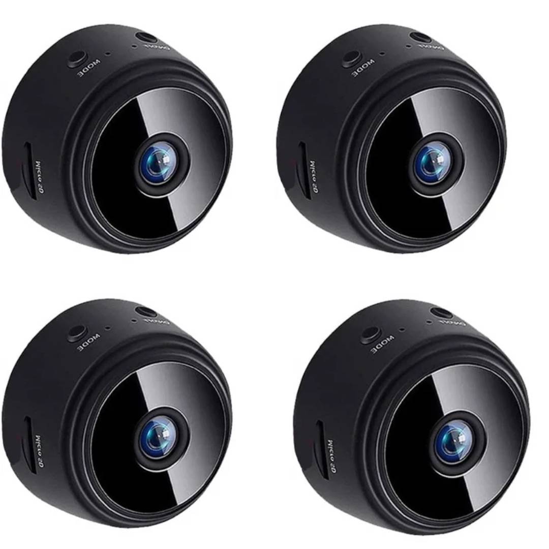 Set de 4 Camere de Supraveghere Wireless WiFi A9 Full HD 1080p