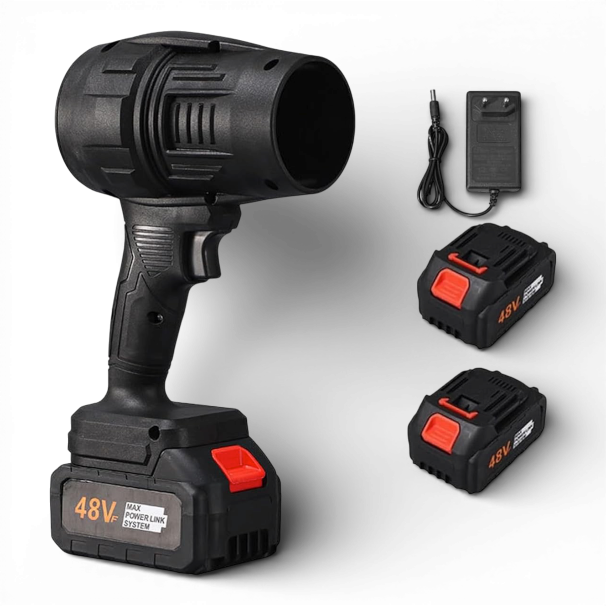 Suflanta praf portabilă fara fir – 555 m³/min, 2 acumulatori 48V inclusi