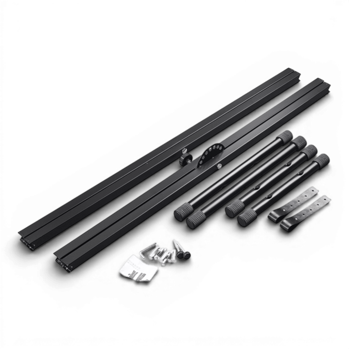 Suport Orga Dublu X Reglabil, 5 Trepte, 65–100cm, Antialunecare, Negru, Sarcină Maximă 60kg