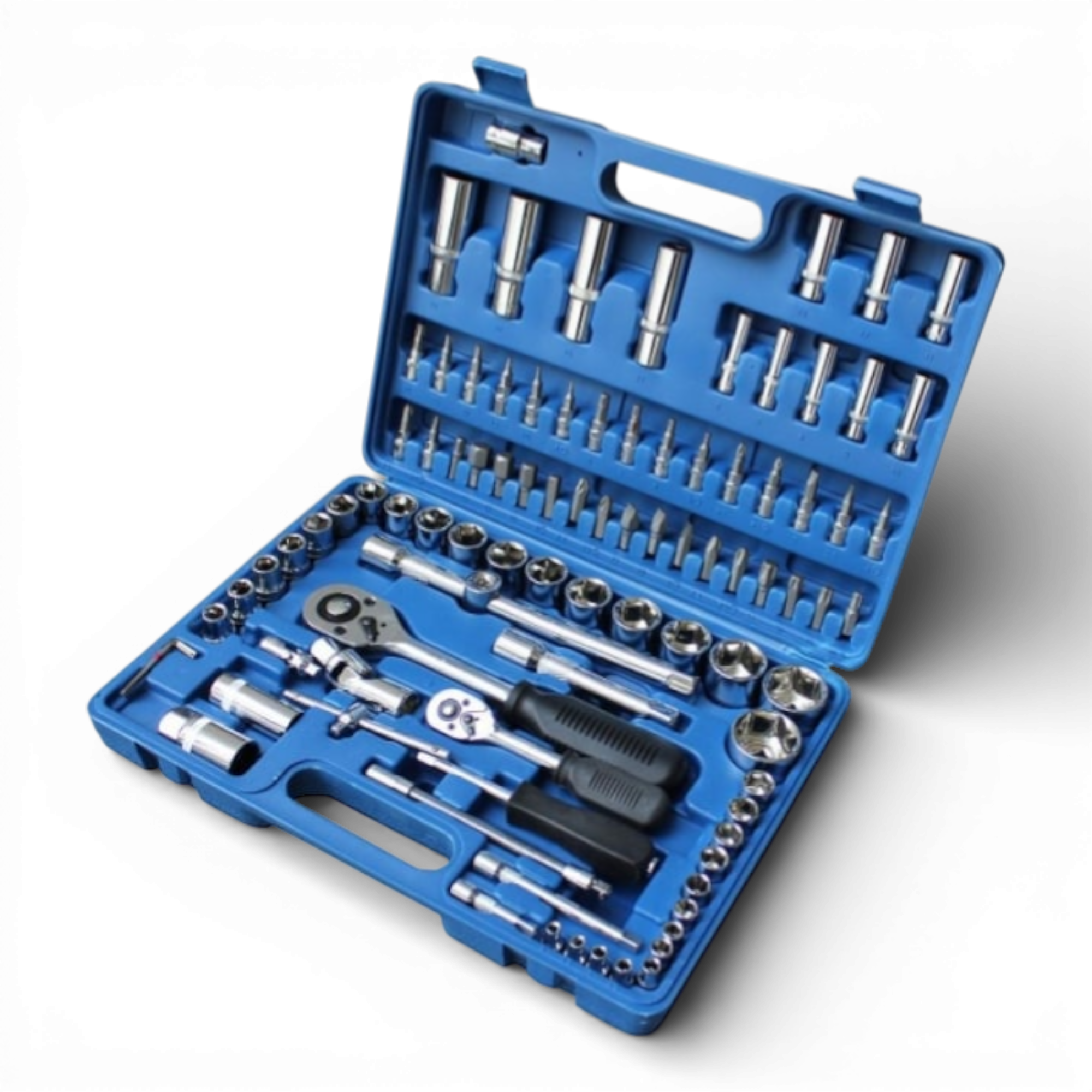 Trusa 108 chei tubulare Chrome-Vanadium