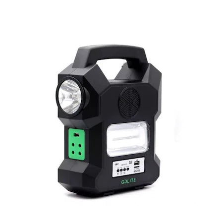 Kit Solar Portabil GDLITE GD-1000A, Panou Solar, USB, Bluetooth, Radio FM, MP3, Lanterna LED, 4 Becuri Incluse, Alimentare 220V - SHAM - Eleganta autentica, Inspiratie modena.