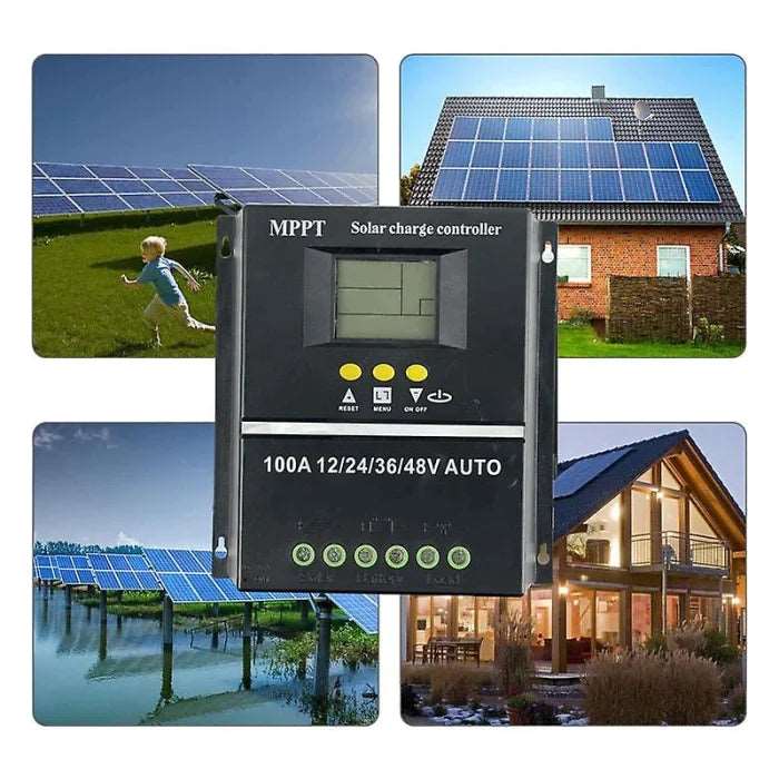 Controler solar, MPPT,12V/24V/36V/48V, 100A, display LCD, 7 moduri de functionare - SHAM - Eleganta autentica, Inspiratie modena.