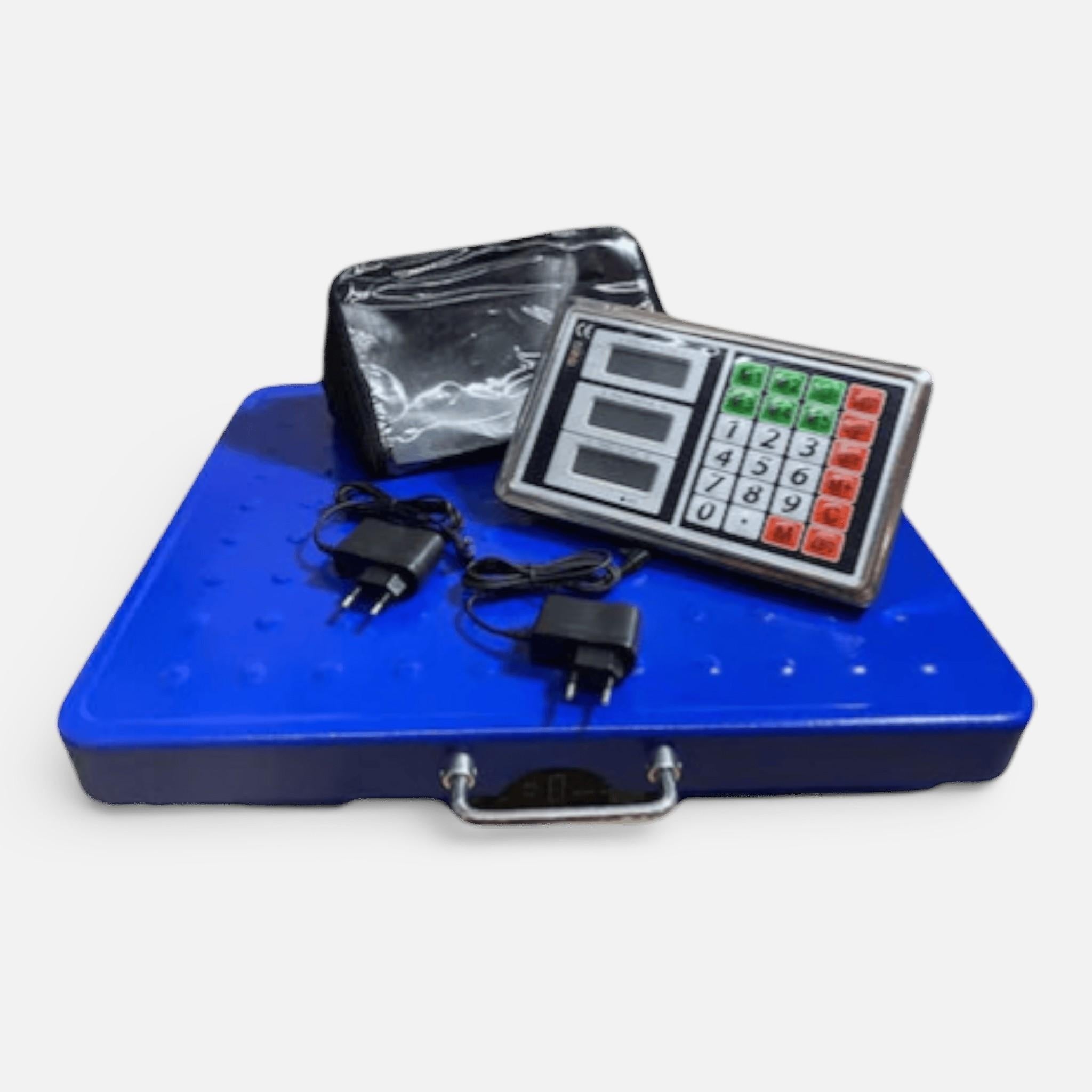 Cantar electronic platforma 350kg fara fir, Wi-Fi, afisaj LCD, baterie interna