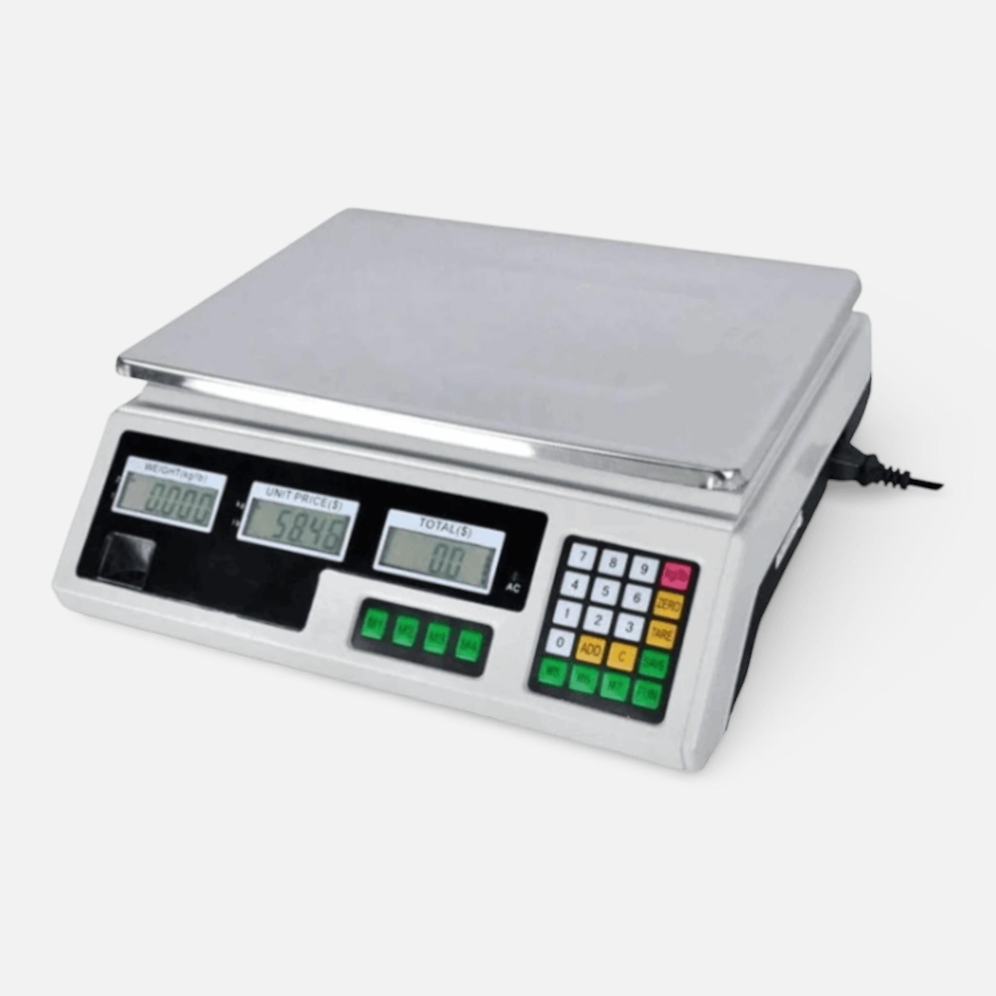 Cantar Electronic 40 kg, acumulator inclus, incarcare rapida, digital, functii multiple, afisaj dublu, autonomie mare