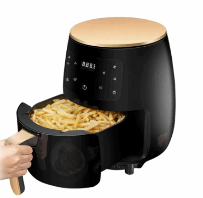 Friteuza Fara Ulei 6 Litri Air Fryer , Silver Crest, Display Digital, Functie de Coacere