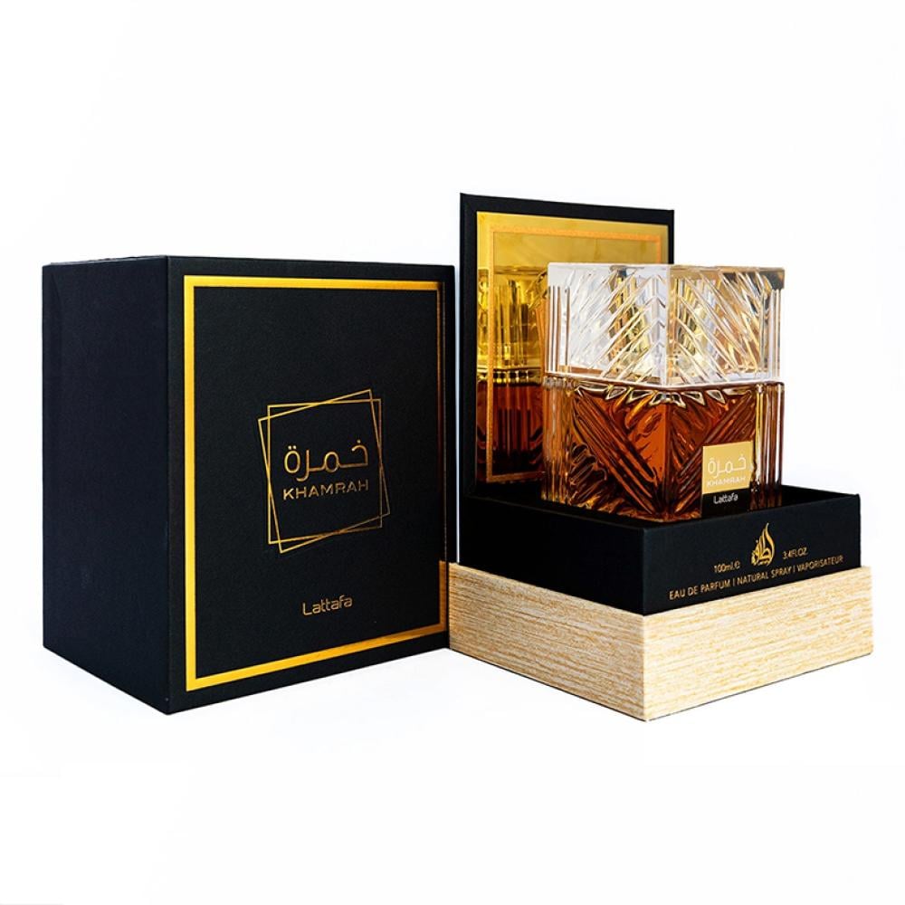 Apa de parfum Lattafa Khamrah, Unisex, 100 ml