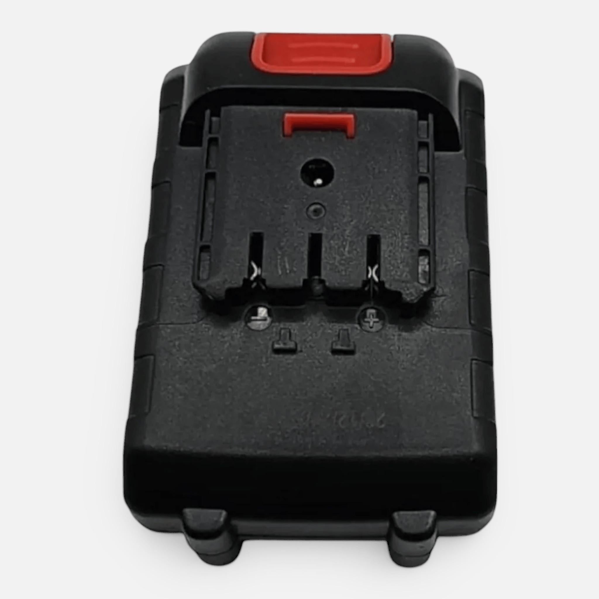 Acumulator 24V Li-Ion cu 2 pini și mufă verticală – compatibil foarfecă electrică, drujbă, bormașină și alte scule electrice