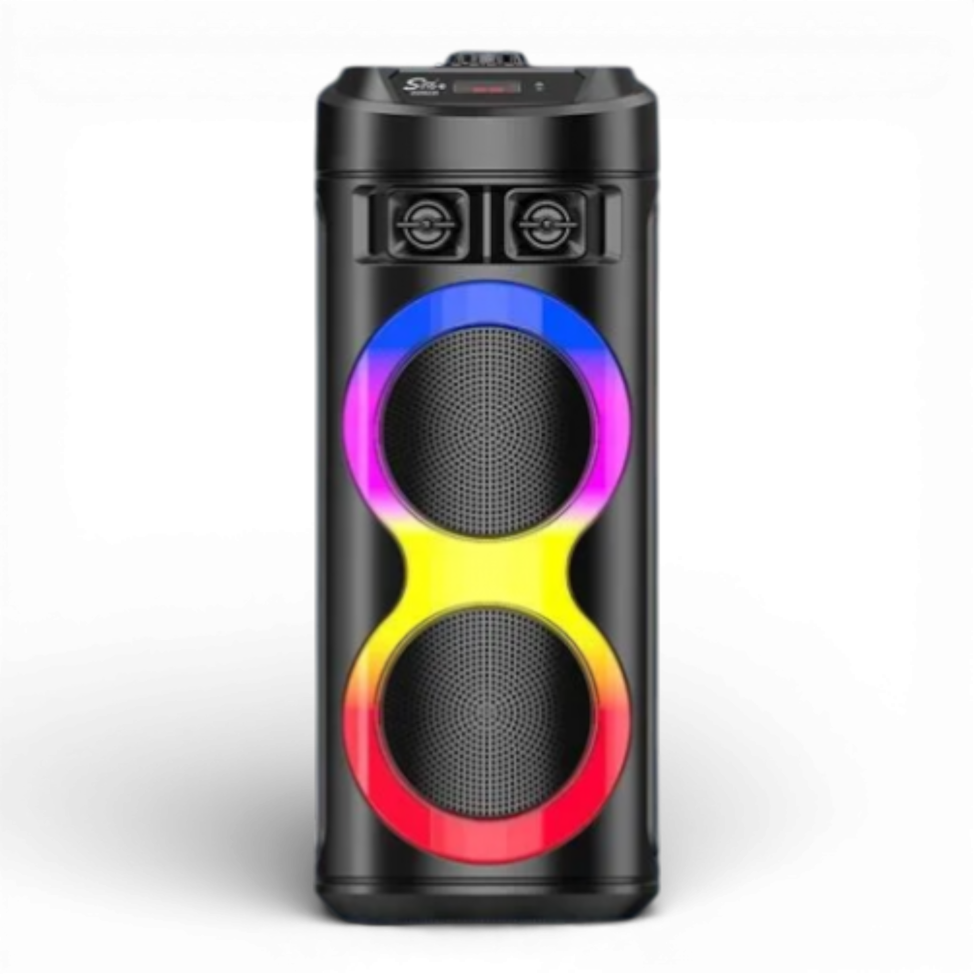 Boxa Profesionala AEIDEN®  XL 300W, 2 Difuzoare 6.5 INCH, Autonomie Mare + Super Bass + Joc Lumini, Karaoke, Conex. Bluetooth, USB, RadioFM, Cadou Casca Bluetooth + Stick USB + Microfon