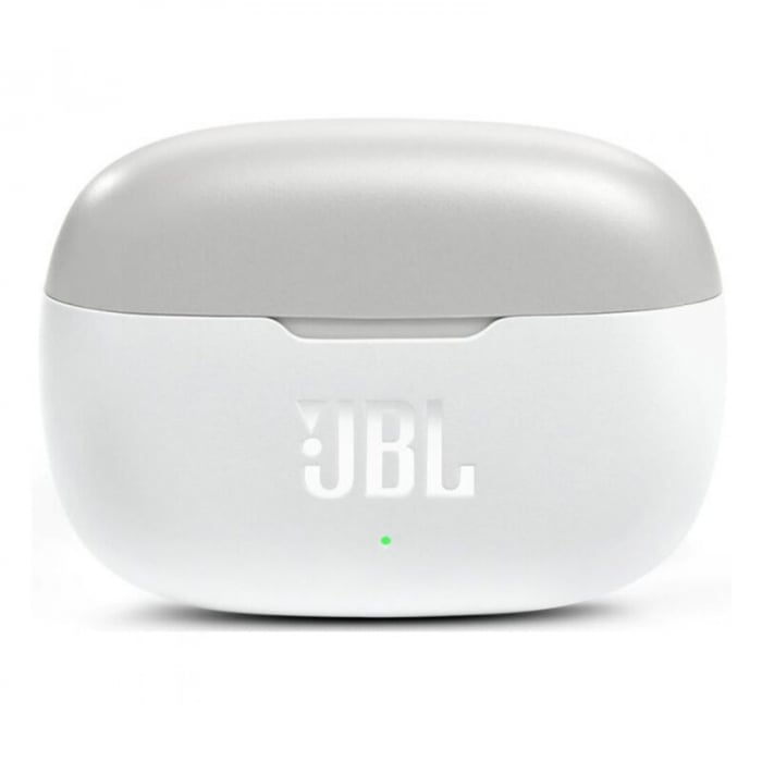 Casti audio in-ear JBL Wave 200TWS, True Wireless, Bluetooth, Deep Bass, IPX2, Touch Control, Alb