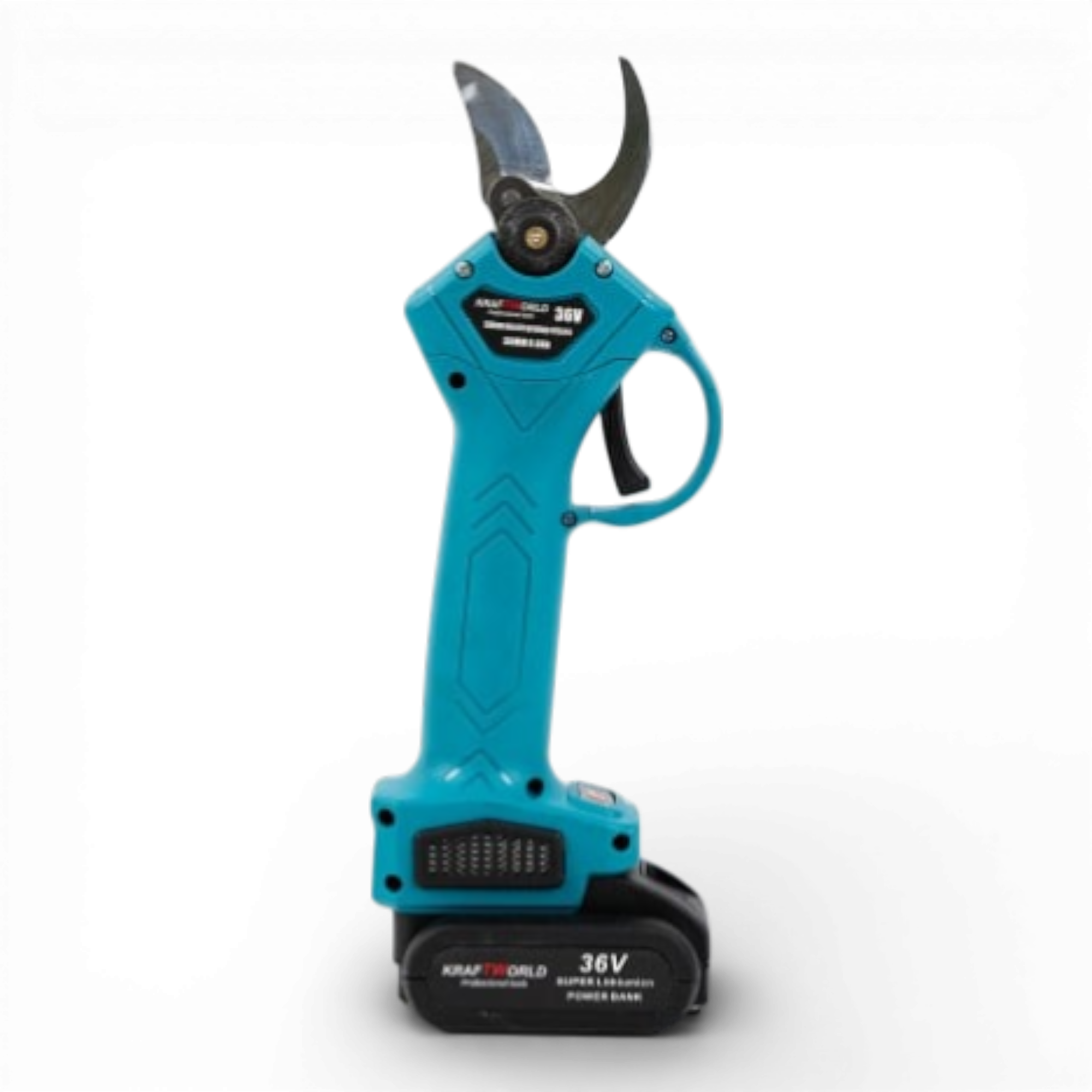 Foarfeca electrica portabila pentru Gradinarit AEIDEN ®, 2 Acumulatori 48V 8.0Ah, 500W, Lama din otel Carbon, baterie 8000mAh, 1 incarcator, design modern, accesorii incluse si valiza de transport, autonomie