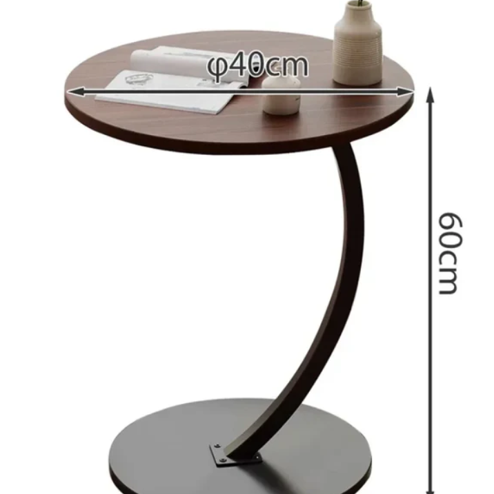 Masuta de cafea pentru living, design nordic si minimalist, 40x60×40 cm, Maro