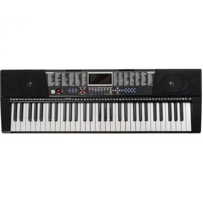 Orga electronica 61 clape, 255 ritmuri, 255 timbre, 50 melodii demonstrative, 5 octave, clape luminate led, functii invatare 3 lectii, functii inregistrare si redare, usb, mp3, afisaj lcd, suport part