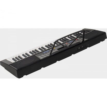 Orga electronica 61 clape, 255 ritmuri, 255 timbre, 50 melodii demonstrative, 5 octave, clape luminate led, functii invatare 3 lectii, functii inregistrare si redare, usb, mp3, afisaj lcd, suport part