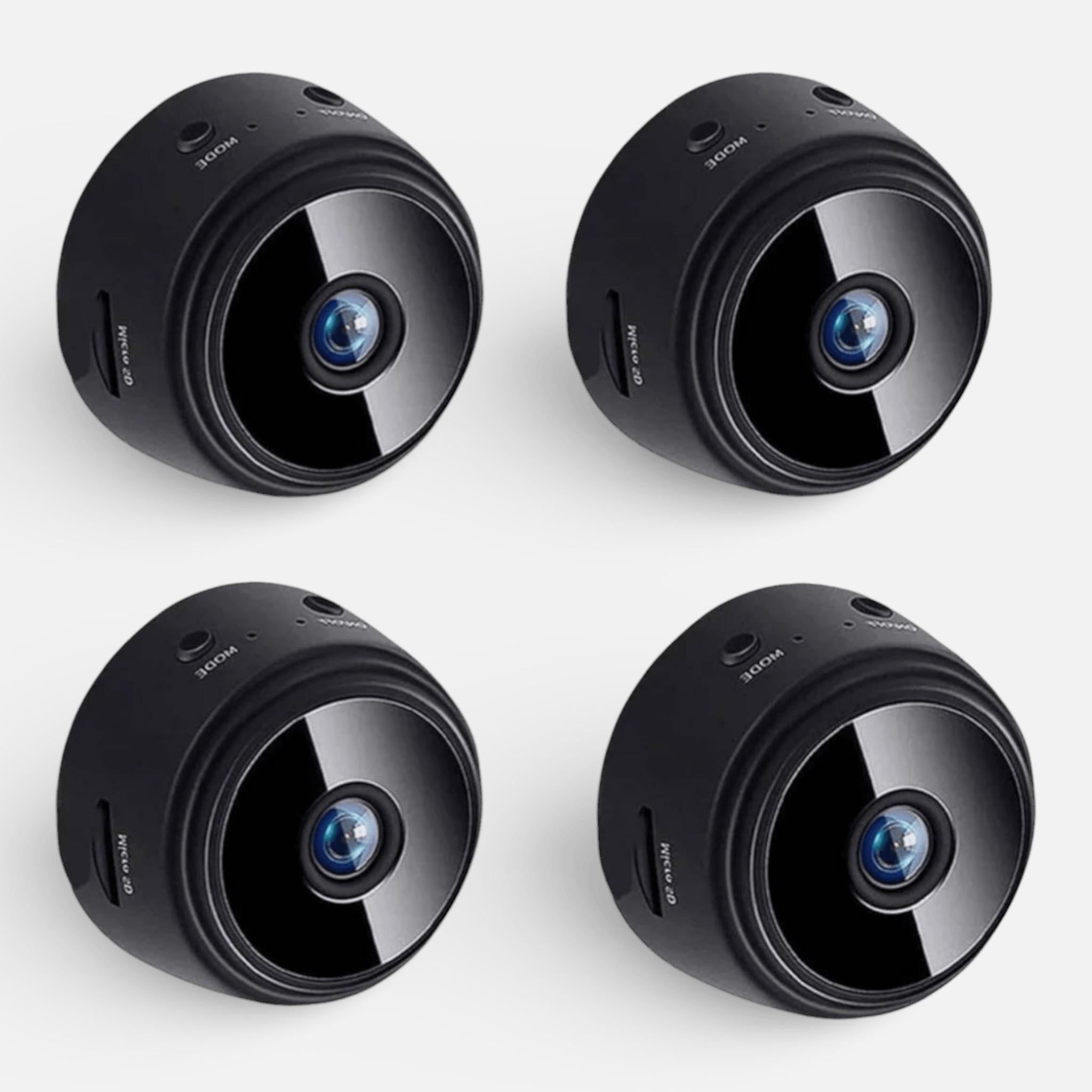 Set de 4 Camere de Supraveghere Wireless WiFi A9 Full HD 1080p