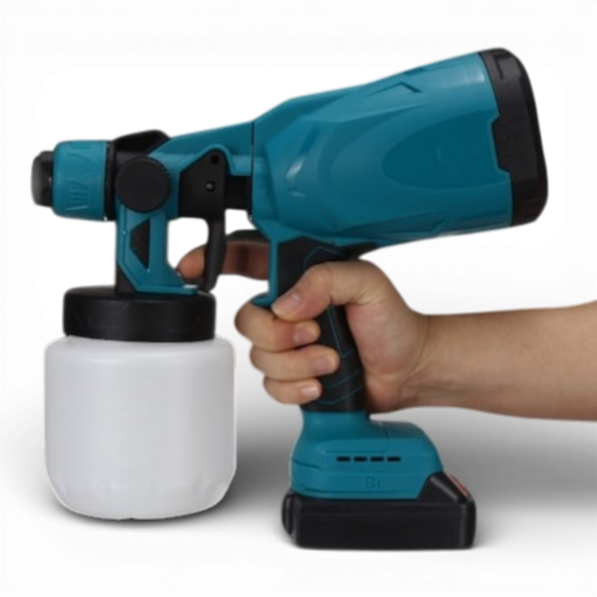 Aparat profesional de vopsit si zugravit AEIDEN ®, electric, cu rezervor de vopsea, 2 acumulatori 36V, portabil