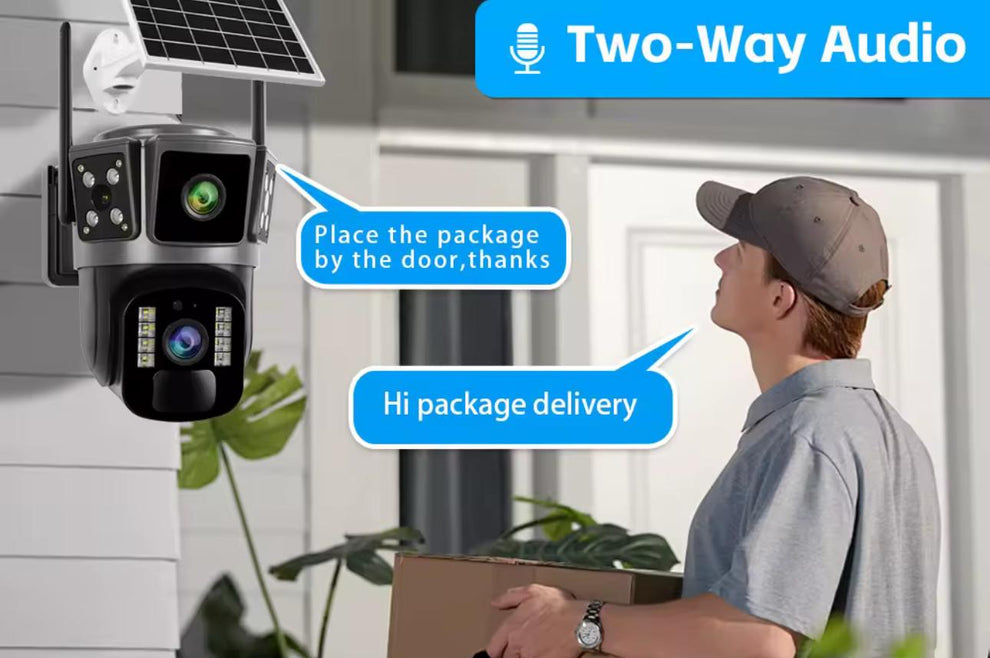 Camera Supraveghere Solara 6MP, UltraHD, Rotativa 360, Wifi/4G, Panou Solar