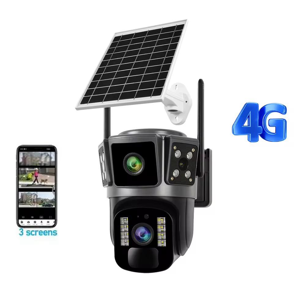Camera Supraveghere Solara 6MP, UltraHD, Rotativa 360, Wifi/4G, Panou Solar