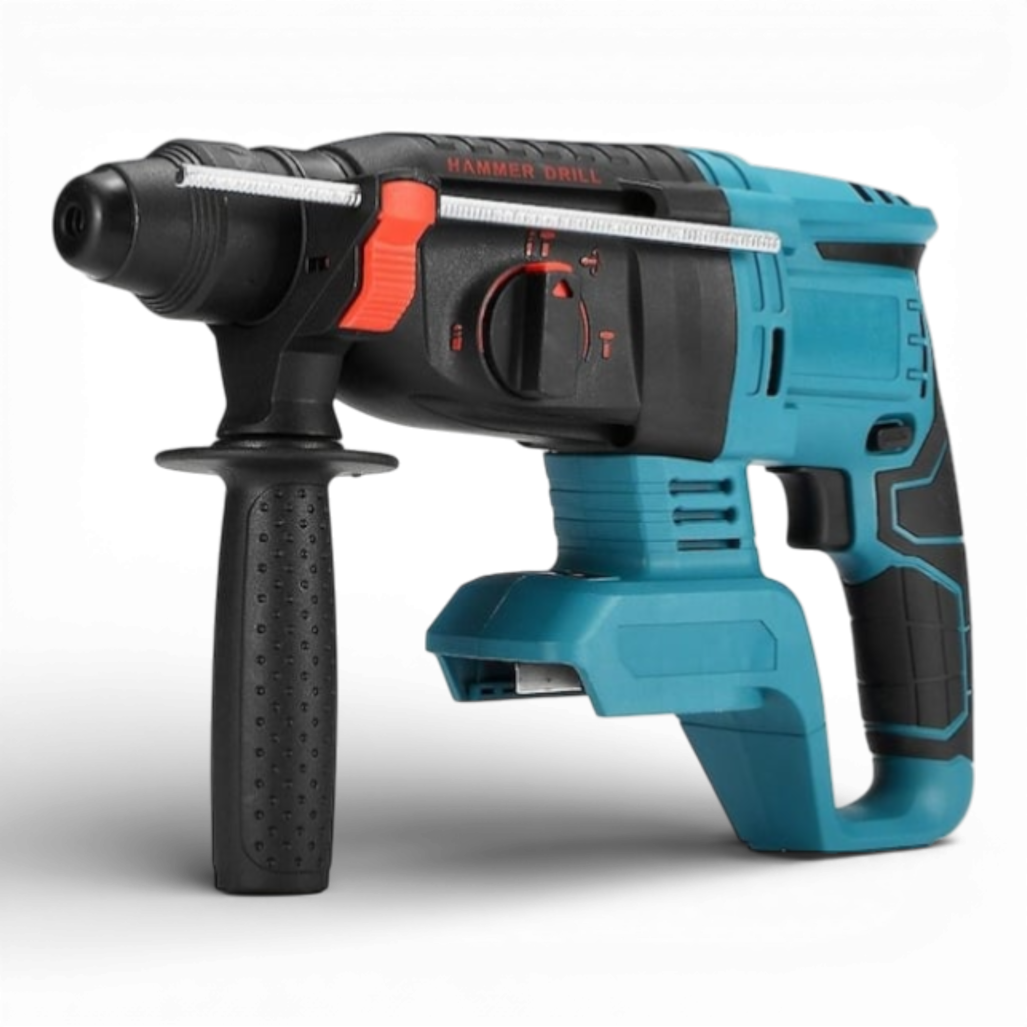 Ciocan rotopercutor profesional, 1500 W, 3.2J, 1000rpm, 2 acumulatori 48V 8.0 Ah, 3 moduri de functionare, brushless, design modern, autonomie mare, accesorii incluse, valiza transport, Albastru