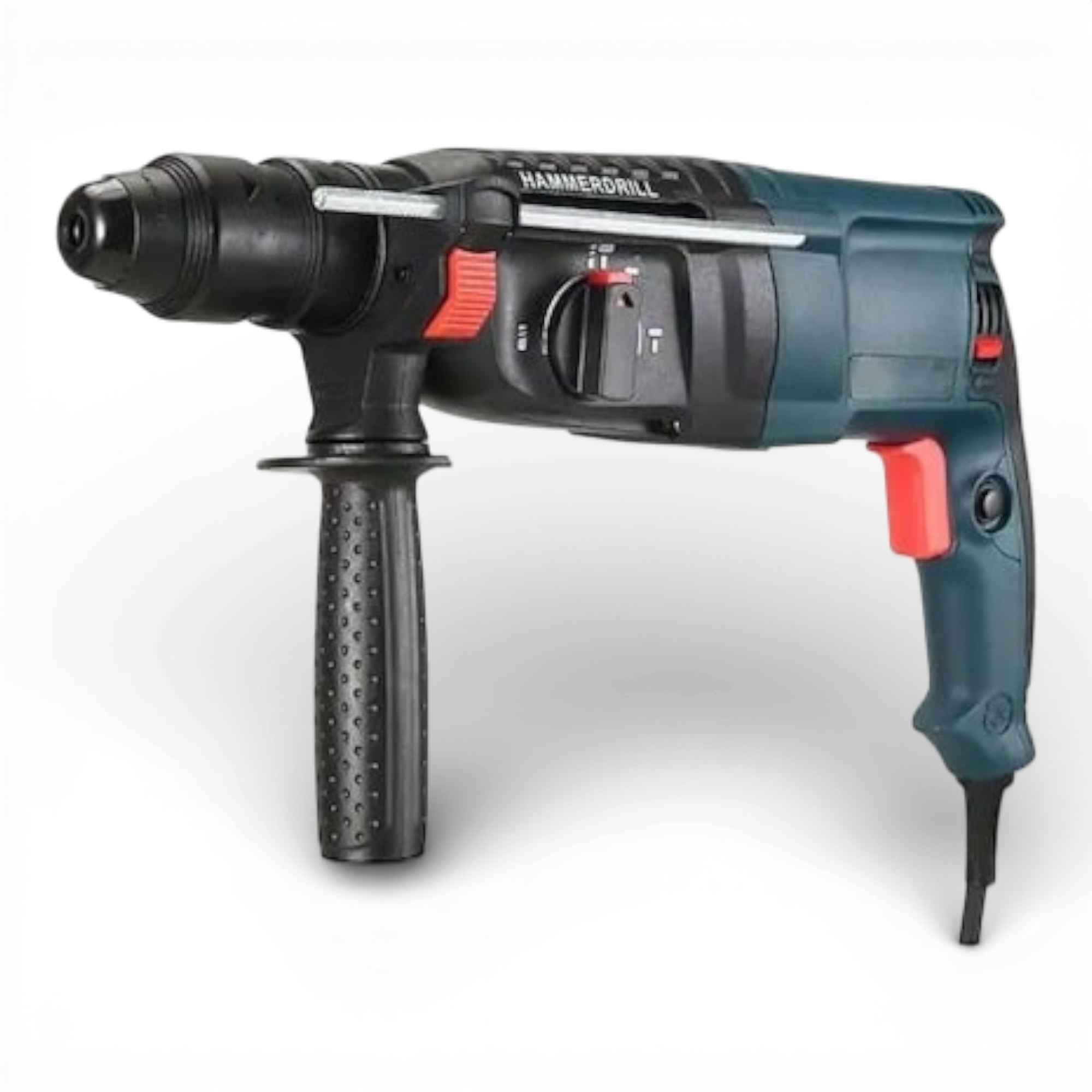 Ciocan Rotopercutor Profesional, 3000 W, 3 J, 30mm, 1200 Rpm, mandrina de rezerva, 5 accesorii si valiza pentru transport, Albastru