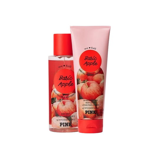 Set Victoria's Secret Spray de corp 250ml+ Lotiune de corp 236ml, Basic Apple - sham.ro