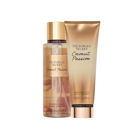 Set Victoria's Secret Spray de corp 250ml+ Lotiune de corp 236ml, Coconut Passion - sham.ro