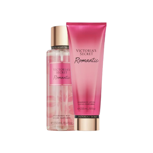 Set Victoria's Secret Spray de corp 250ml+ Lotiune de corp 236ml, Romantic - sham.ro