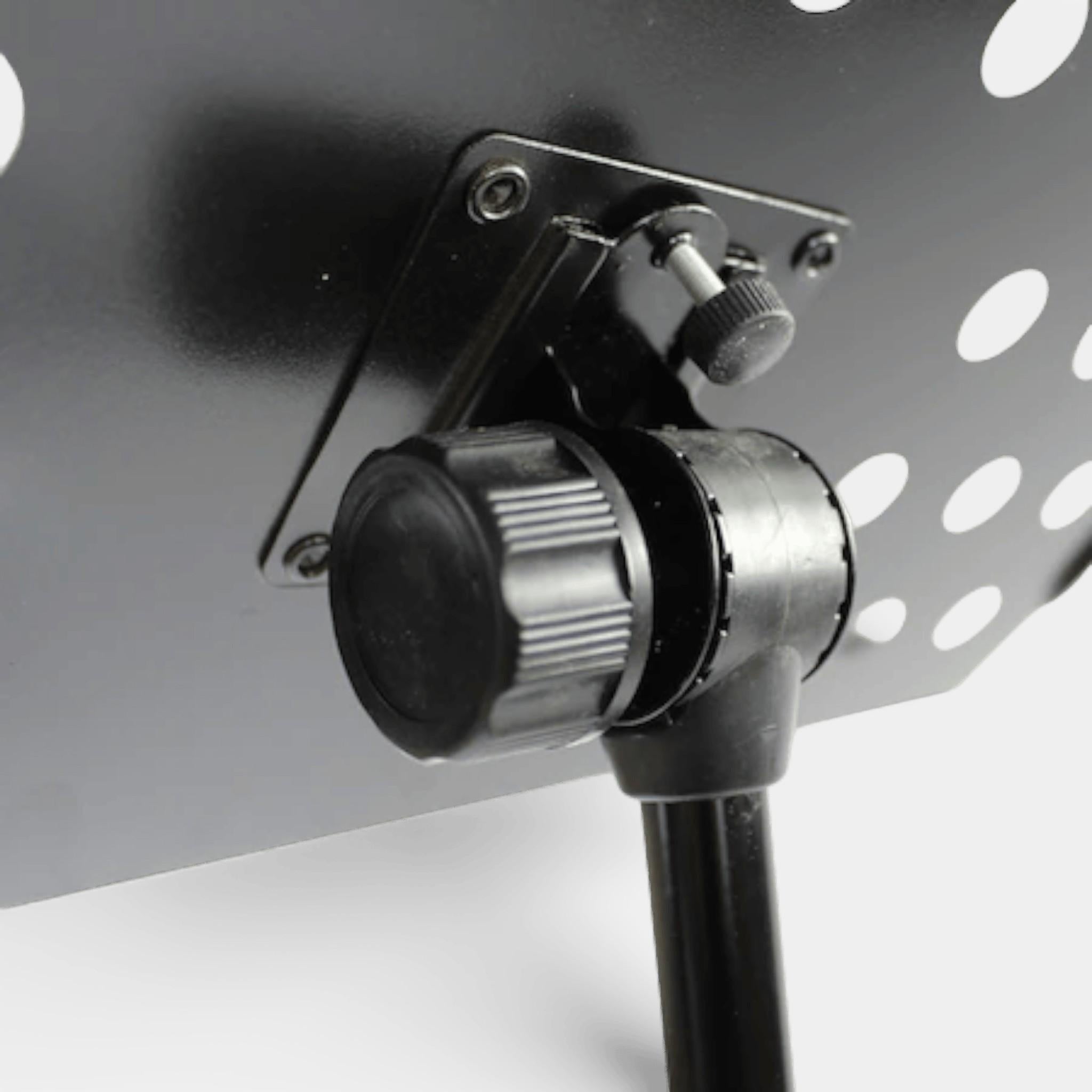 Stativ pentru Partitura, Inaltime Reglabila, Picioruse Antiderapante, Confectionat din Metal, Usor de Instalat si Depozitat, Negru