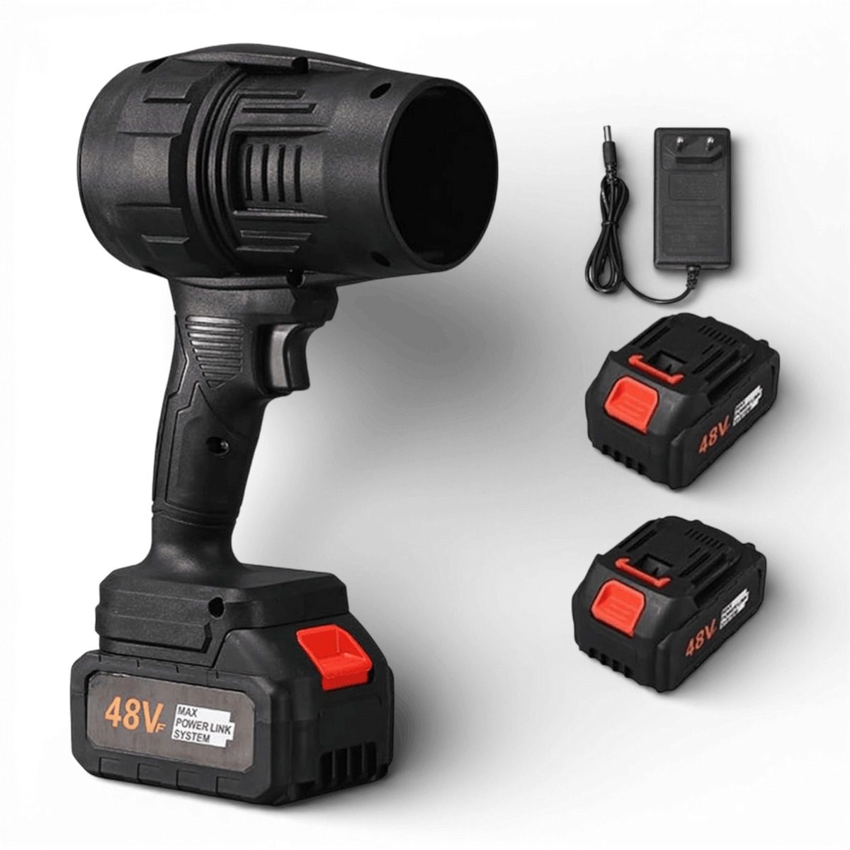 Suflanta praf portabilă fara fir – 555 m³/min, 2 acumulatori 48V inclusi