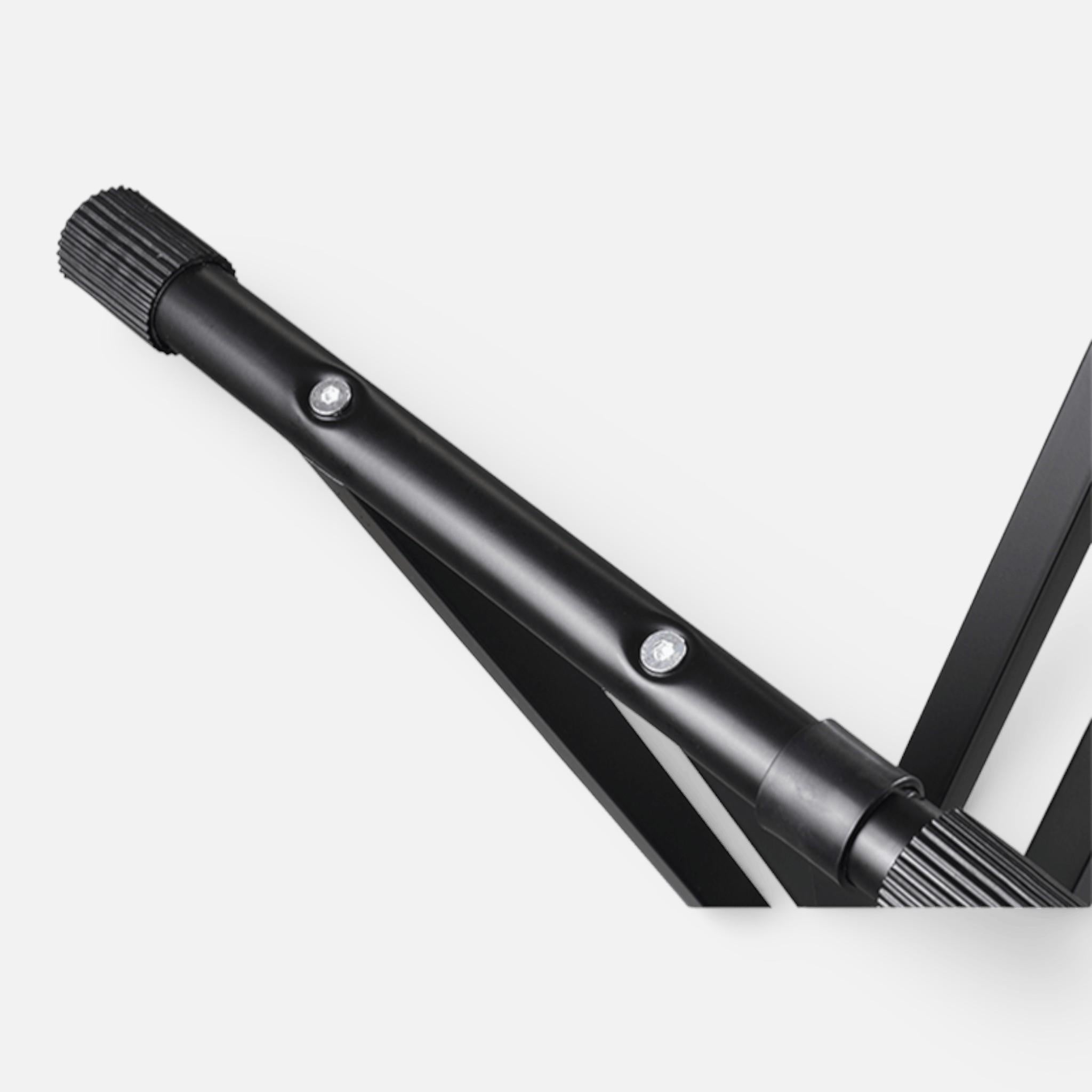 Suport Orga Dublu X Reglabil, 5 Trepte, 65–100cm, Antialunecare, Negru, Sarcină Maximă 60kg