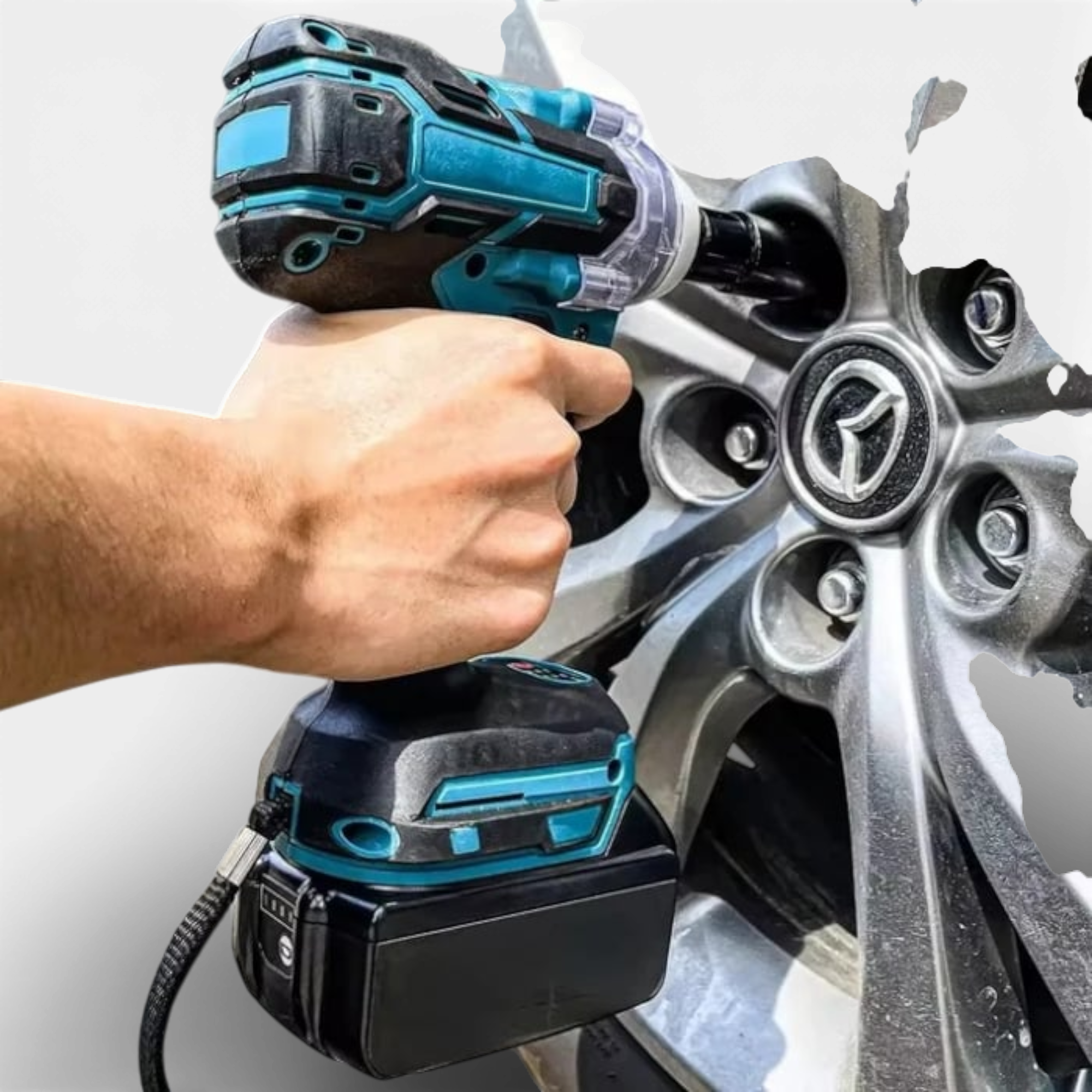 Trusa masina de impact si insurubat AEIDEN ®, 2 acumulatori 48V, 40 accesorii