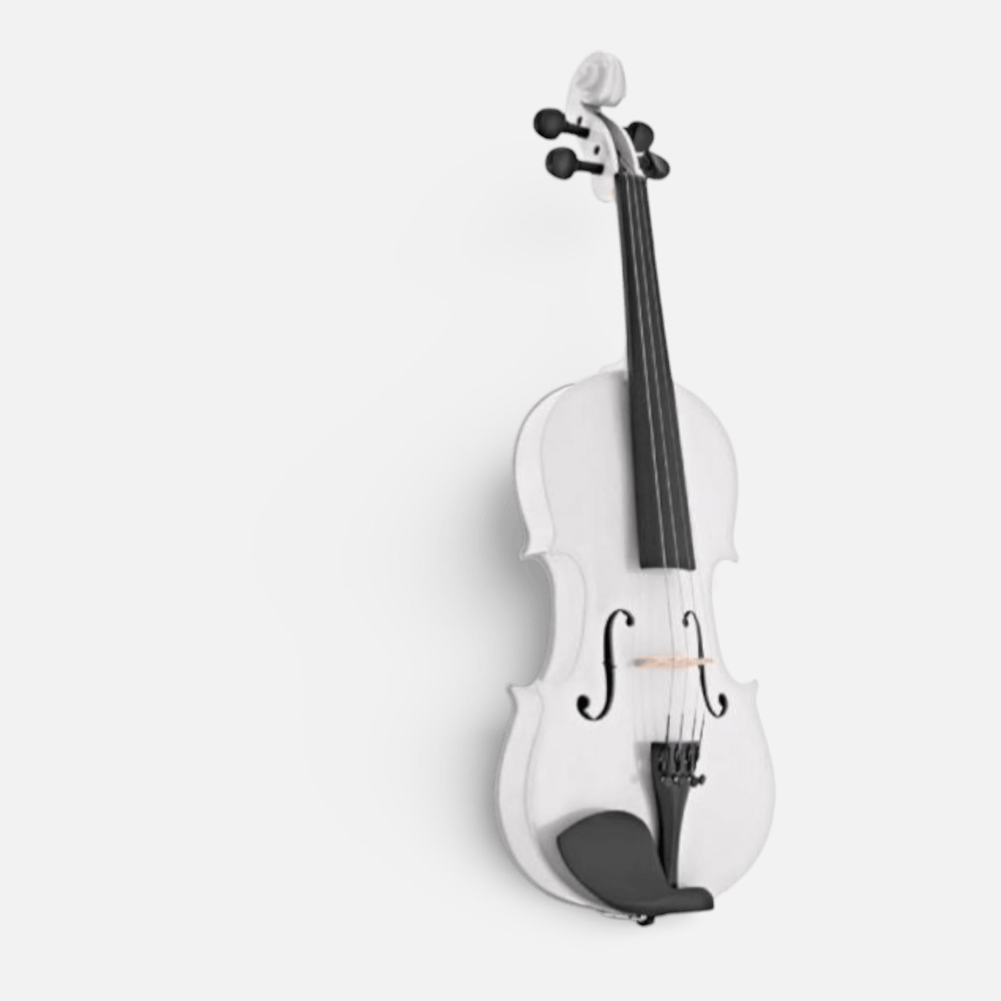 Vioara Clasica 4/4 Alb Perlat Pentru Incepatori si Adulti, Arcus, Sacaz, Contrabarbie, Geanta Transport