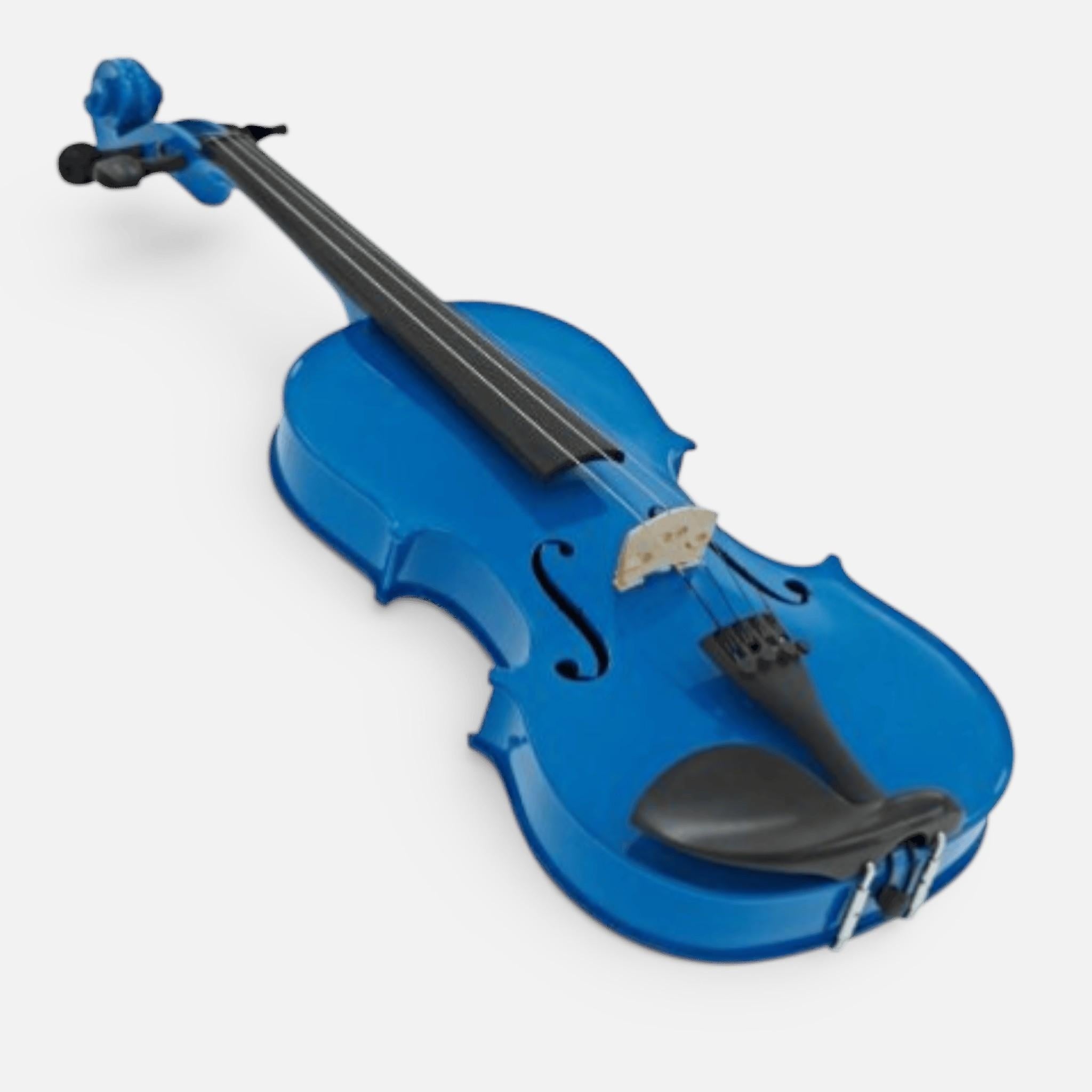 Vioara Clasica 4/4 Albastru Pentru Incepatori si Adulti, Arcus, Sacaz, Contrabarbie, Geanta Transport