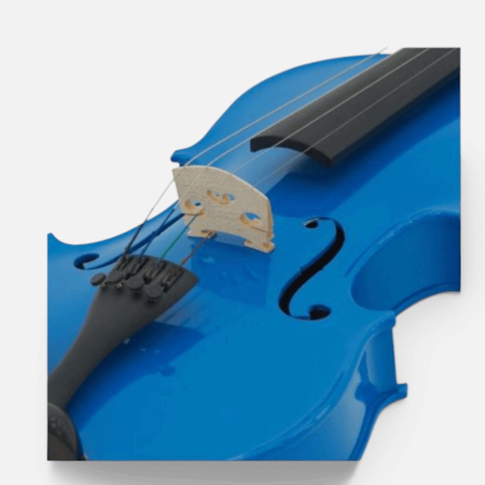 Vioara Clasica 4/4 Albastru Pentru Incepatori si Adulti, Arcus, Sacaz, Contrabarbie, Geanta Transport