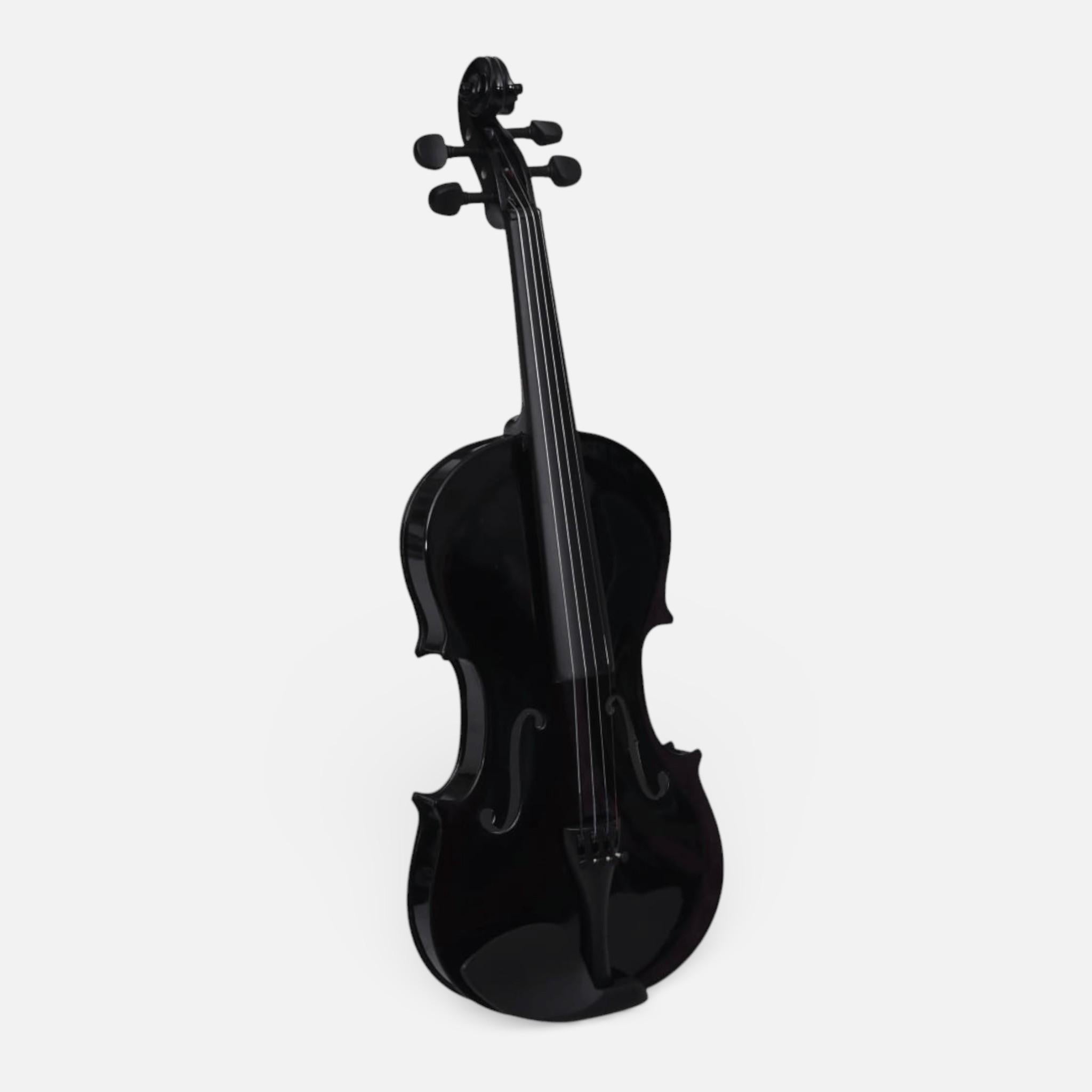 Vioara Clasica 4/4 Negru Perlat Pentru Incepatori si Adulti, Arcus, Sacaz, Geantra Transport