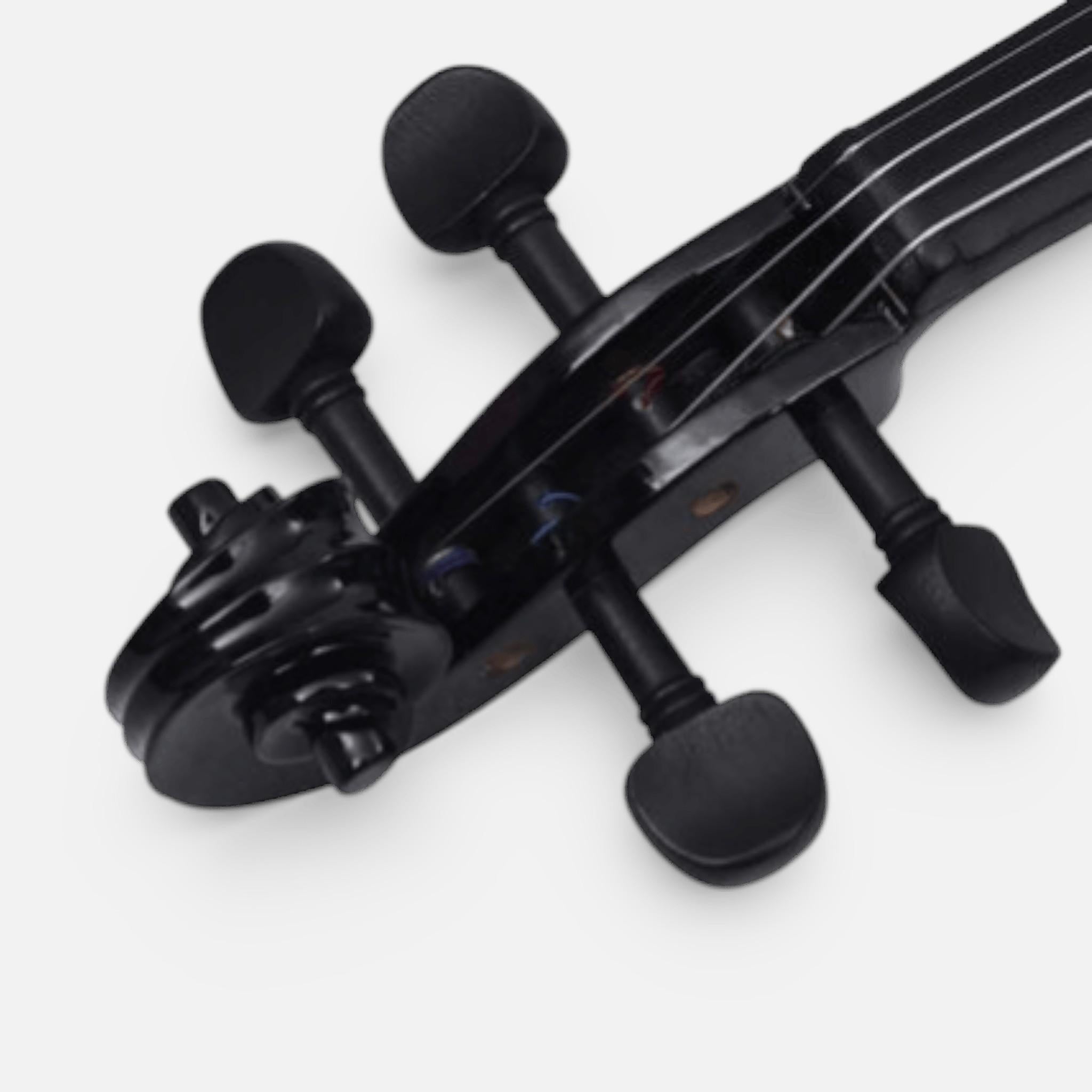 Vioara Clasica 4/4 Negru Perlat Pentru Incepatori si Adulti, Arcus, Sacaz, Geantra Transport