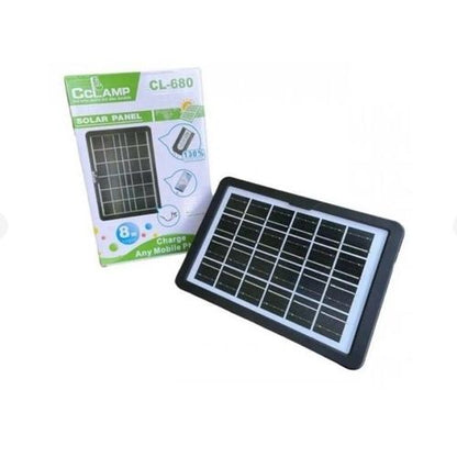 Panou Solar Portabil, Putere 8W, Tensiune 6V, IP65, Cablu cu Mufe 5 in 1, Negru - SHAM - Eleganta autentica, Inspiratie modena.