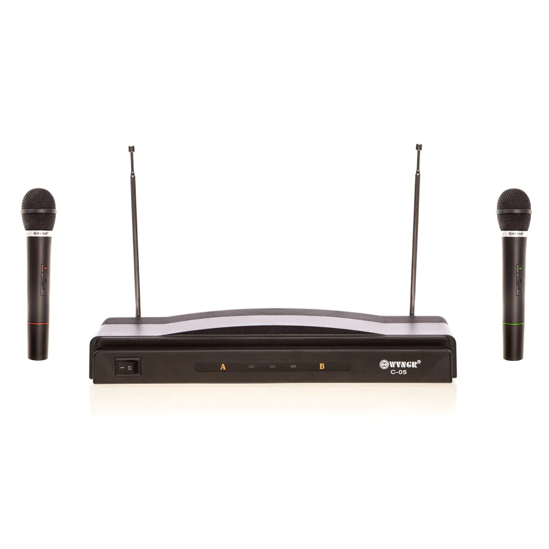 Set 2 Microfoane Wireless Cu Receiver C-05 - SHAM - Eleganta autentica, Inspiratie modena.