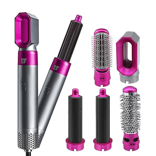 Perie de Par 5 in 1 Multifunctionala Hot Air Styler , Multiple Accesorii incluse - SHAM - Eleganta autentica, Inspiratie modena.