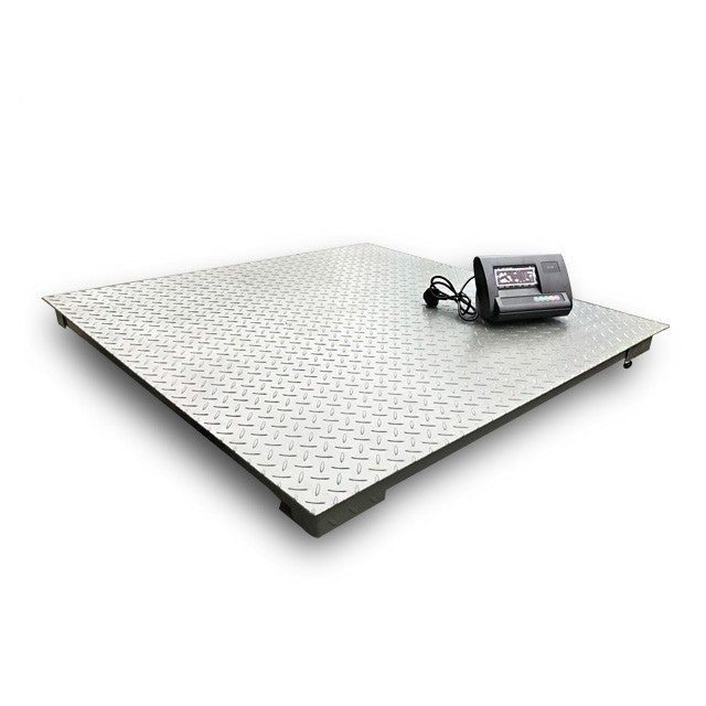 Cantar electronic platforma 3000 kg ( 3 tone ), tabla groasa striata 5mm, 120 x 120cm ( 1.2m x 1.2m ), 4 celule de cantarire, autonomie acumulator 10 ore - SHAM - Eleganta autentica, Inspirat